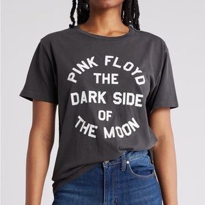 Lucky Brand Pink Floyd Dark Side of the Moon Boyfriend Cotton Graphic T-Shirt M